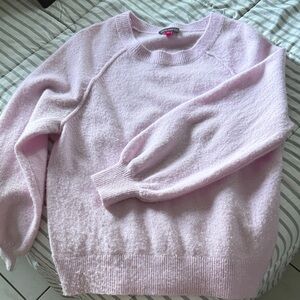 Vince Camuto Light Pink Crew Neck Sweater